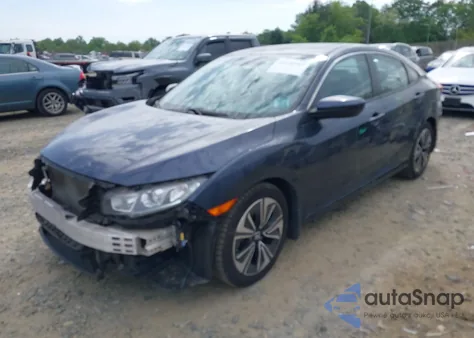 2017 Honda Civic Ex-L z USA, uszkodzony, nr VIN 2HGFC1F82HH640983